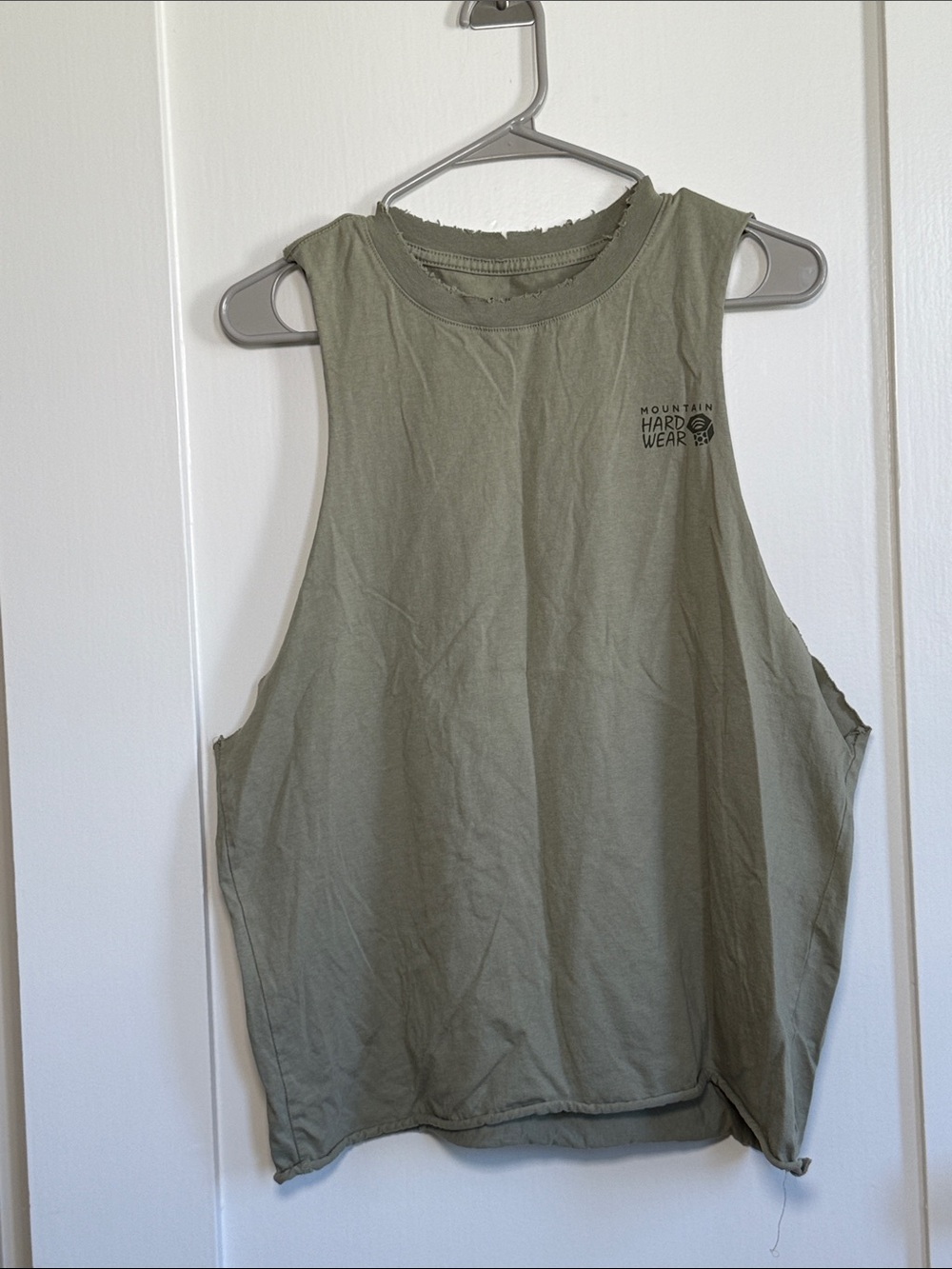 Mountain Hardwear Olive Green Sleeveless Muscle Tank